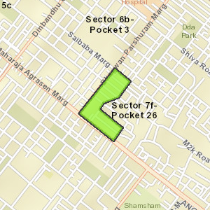 Sector 7F, Rohini, Delhi - Map, Pin Code, Locations, Photos, Property ...