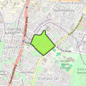 Gulmohar Park, Delhi - Map, Pin Code, Locations, Photos, Property