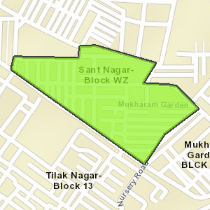 Ram Nagar Extension, Tilak Nagar, Delhi - Map, Pin Code, Locations ...