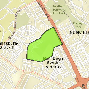 Block I, Moti Bagh, Delhi - Map, Pin Code, Locations, Photos, Property ...