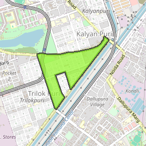 Part 1, Trilokpuri, Delhi - Map, Pin Code, Locations, Photos, Property