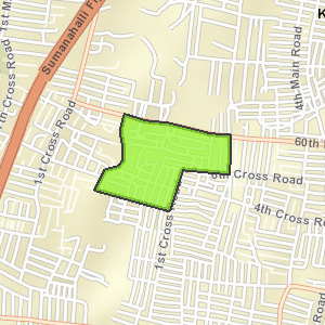 Panchasheel Nagar, Vijayanagar, Bengaluru - Map, Pin Code, Locations ...