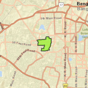 Hanumanthnagar, Banashankari, Bengaluru - Map, Pin Code, Locations ...