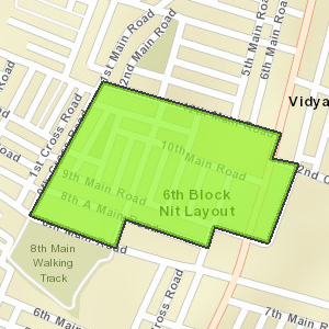 NTI Layout, Vidyaranyapura, Bengaluru - Map, Pin Code, Locations ...