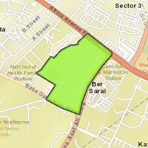 Jawahar Lal Nehru University, Munirka, Delhi - Map, Pin Code, Locations ...