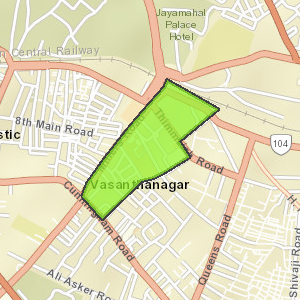 Kaverappa Layout, Vasanth Nagar, Bengaluru - Map, Pin Code, Locations ...